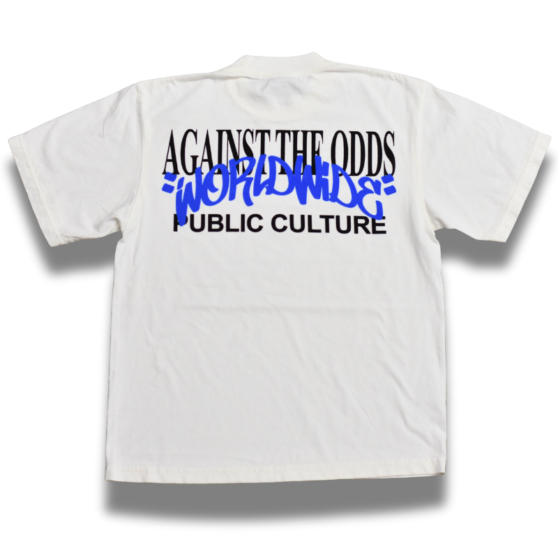 Against The Odds Public Culture Tee White