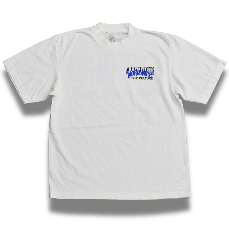 Against The Odds Public Culture Tee White