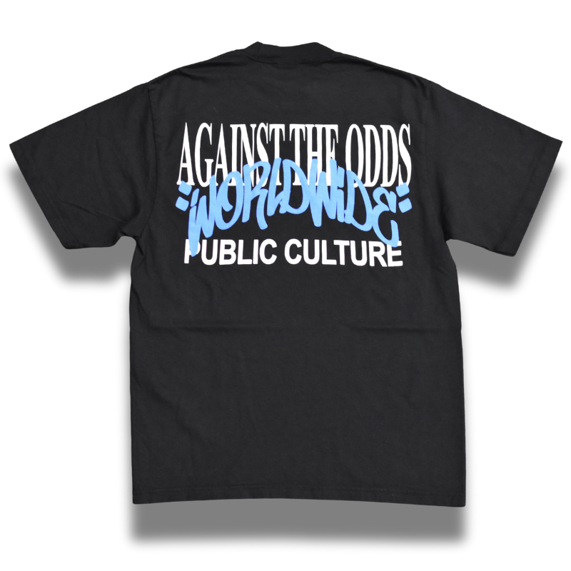 Against The Odds Public Culture Tee Black