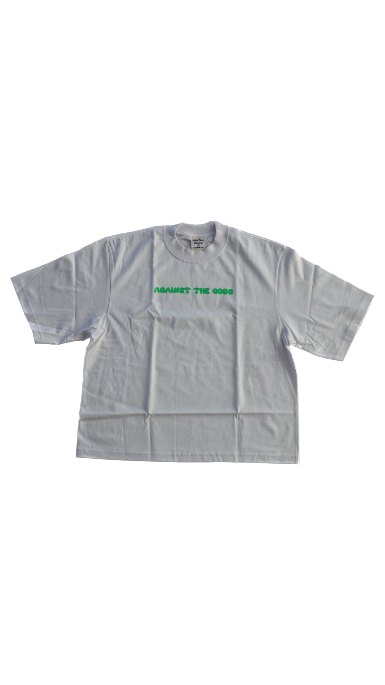 Against The Odds With God I lack Nothing Tee White (Oversized)