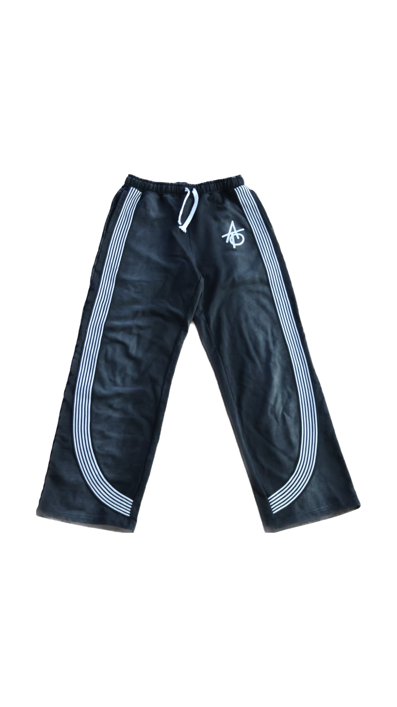 Against The Odds Baggy Straight Leg Sweats ( Black )