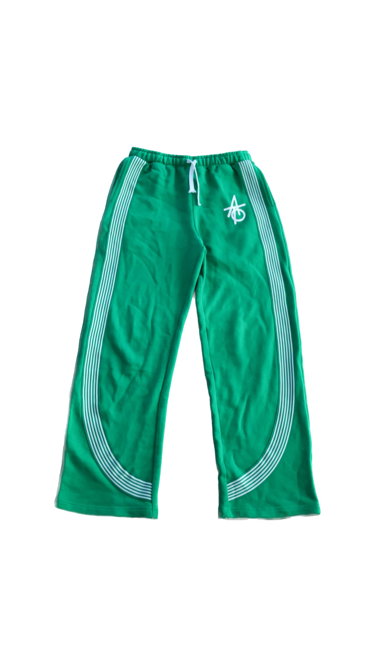 Against The Odds Baggy Straight Leg Sweats ( Green )